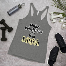 Load image into Gallery viewer, Women&#39;s Racerback Tank Provisions and saltfish
