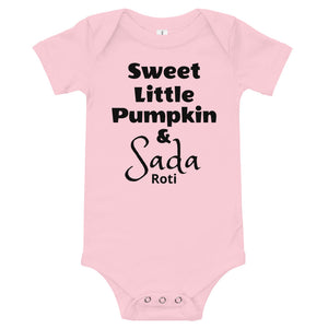 Baby Body Suit Pumpkin and Sada Roti